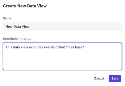 Create Data View